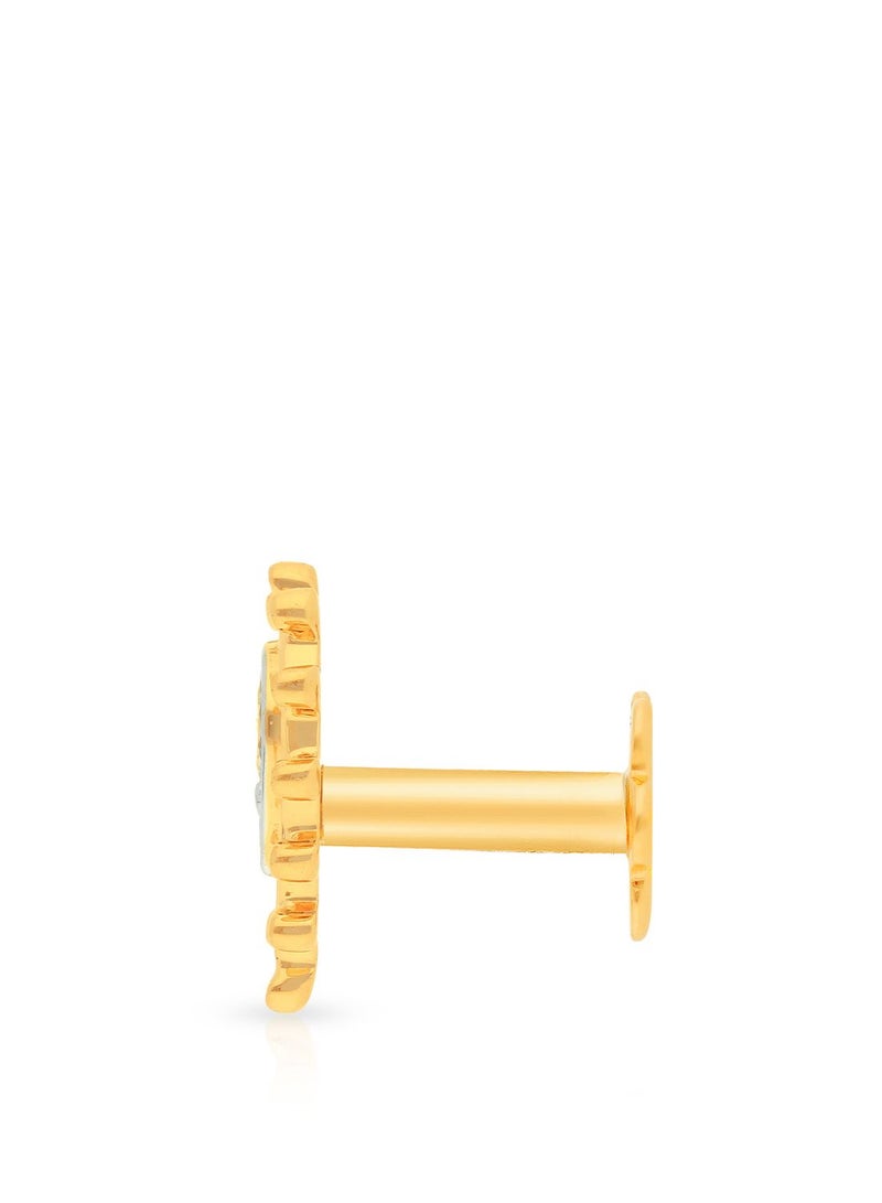 Malabar Gold and Diamonds دبوس أنف من الماس الطبيعي عيار 18 قيراط (750) للنساء MNGNNP0308 - Image 3