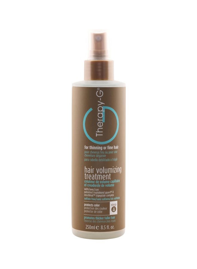 Therapy-G Hair Volumizing Treatment (250ml 8.5 oz) for fine, thinning hair and hair loss. Protects hair color and prevents damage and reduces styling stress. Creates instant body and volume. - Image 1