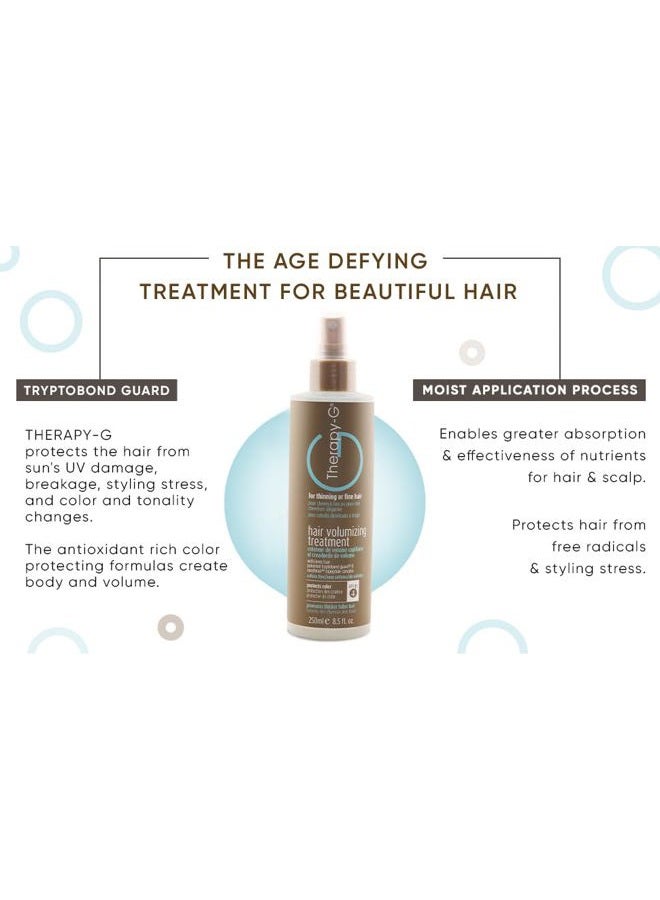 Therapy-G Hair Volumizing Treatment (250ml 8.5 oz) for fine, thinning hair and hair loss. Protects hair color and prevents damage and reduces styling stress. Creates instant body and volume. - Image 3