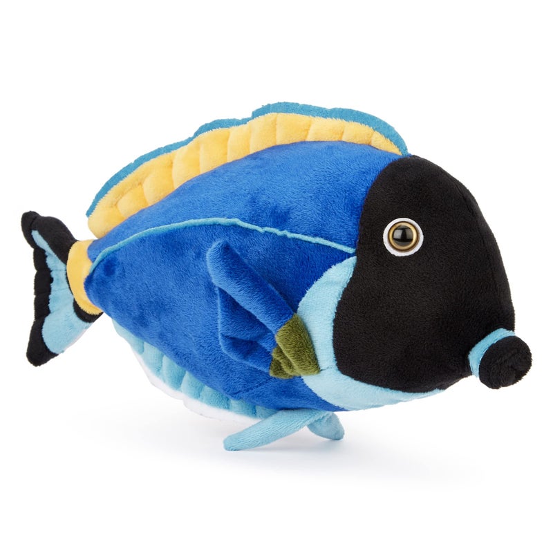 Zappi Co Plush Children's Stuffed Soft Cuddly Plush Toy-Part of Safari Animals Collection, Perfect for Kids (31cm Depth)(Powder Blue Surgeonfish) - Image 1