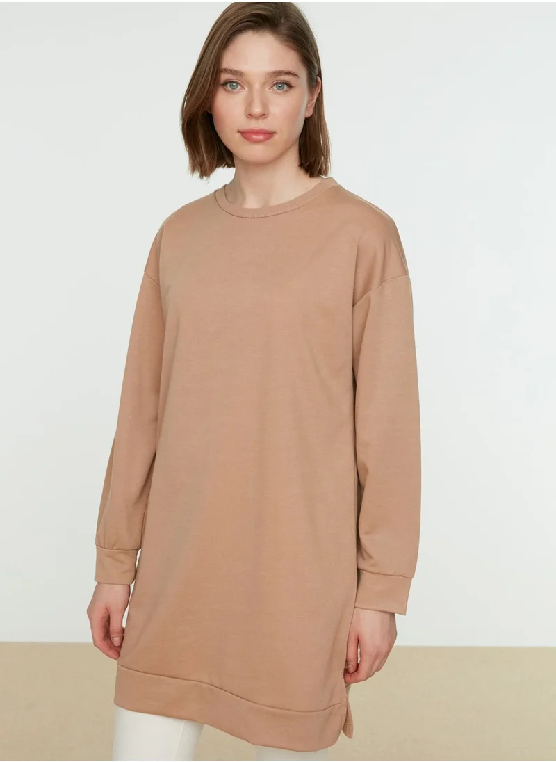 trendyol Crew Neck Knitted Sweatshirt