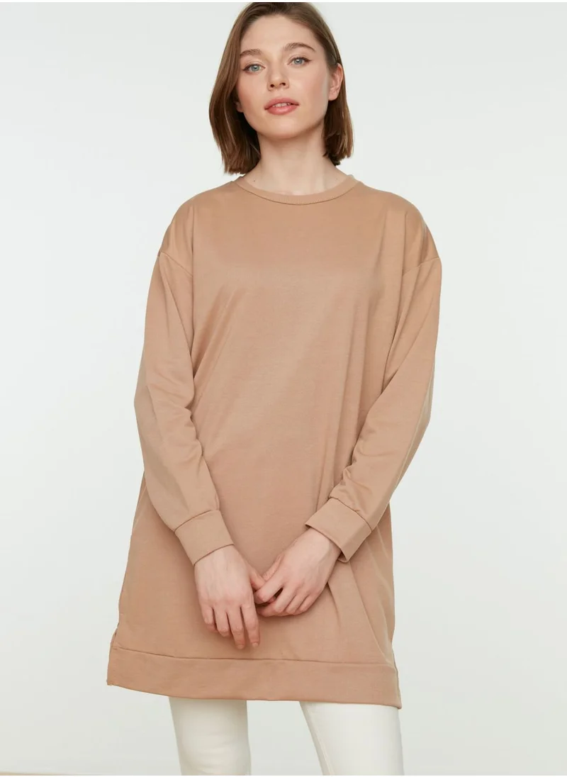 trendyol Crew Neck Knitted Sweatshirt
