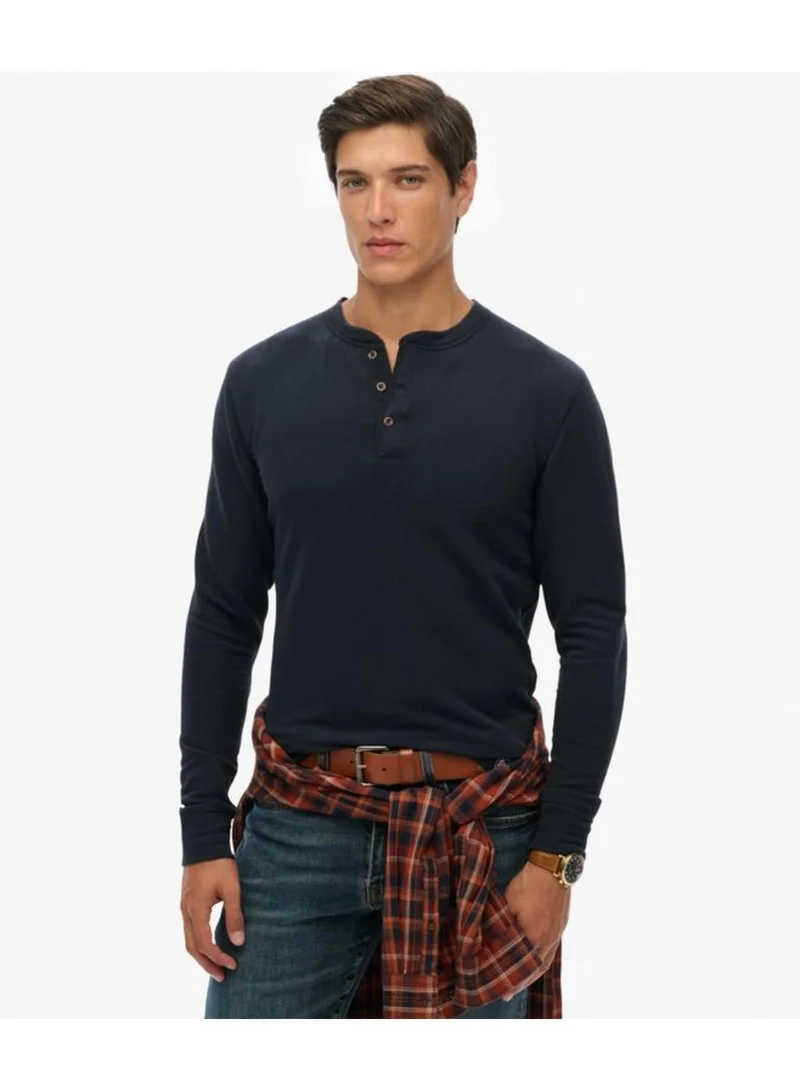 Superdry  The Merchant Store - Grandad Top for Men | Best Price UAE