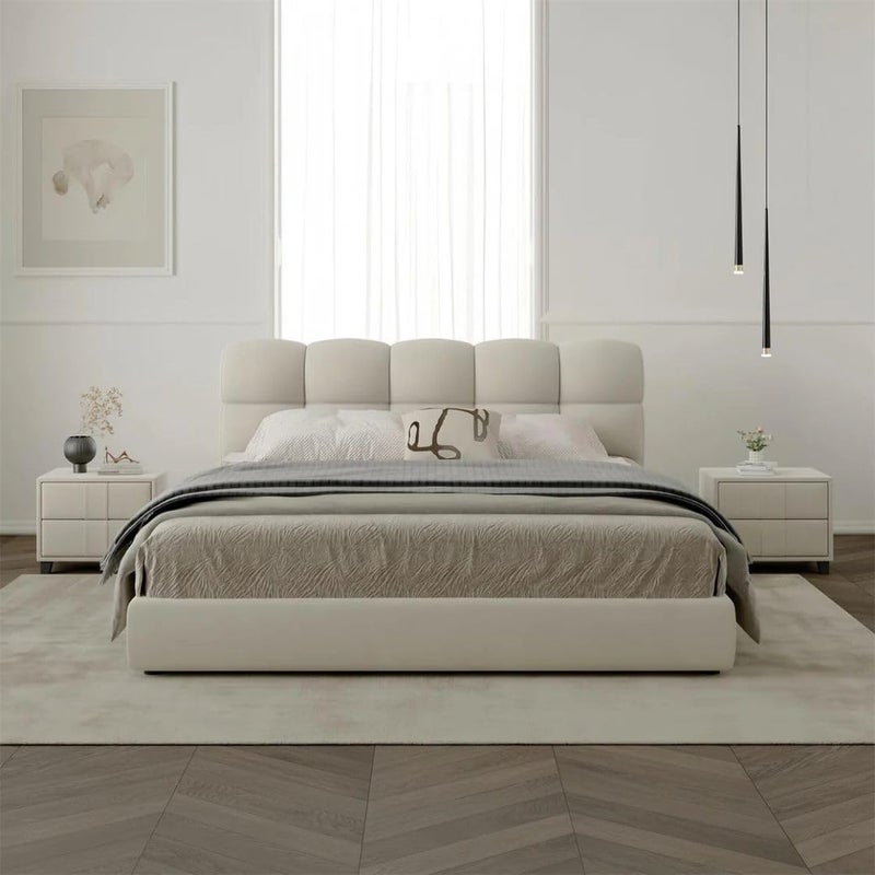 Comfynest Modern Velvet Platform Bed Frame - Image 3