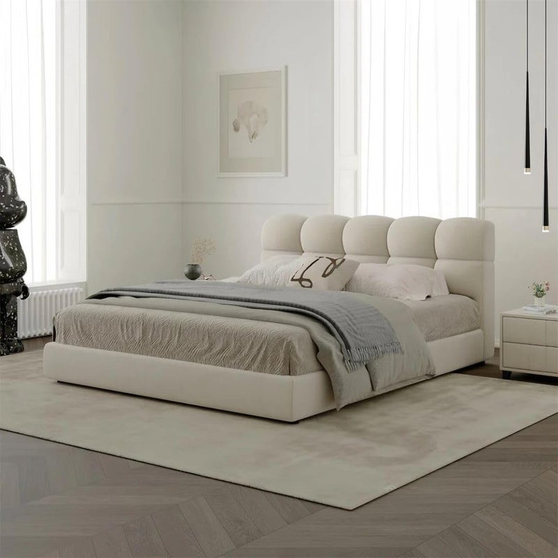 Comfynest Modern Velvet Platform Bed Frame - Image 1