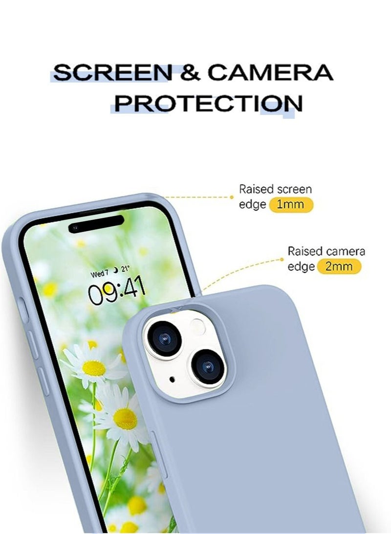 iPhone 15 Mobile Case Cover,Soft Liquid Silicone Protection Anti-Scratch Shockproof Accessories Slim Protective Back Cover with Comfortable Hold Touch Feeling and Anti-fingerprint - Image 2