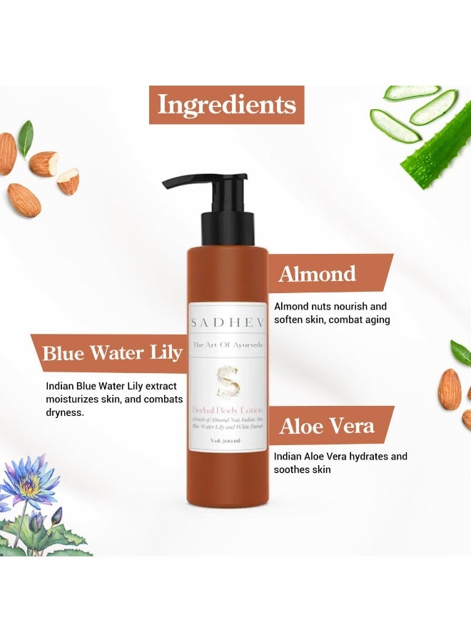 Sadhev Herbal Body Lotion - 200ml - Image 2