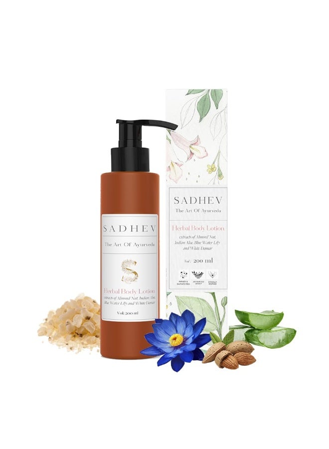 Sadhev Herbal Body Lotion - 200ml - Image 1