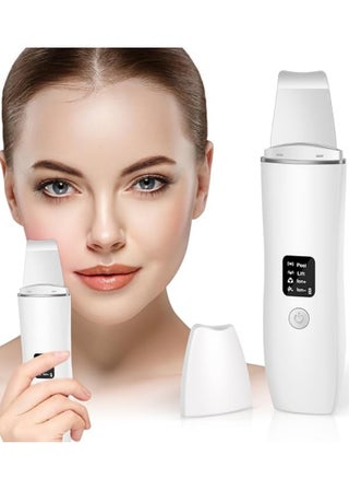 Facial Skin Scrubber Blackhead Remover Ultrasonic Skin Scrubber Black Head Remover Pore Remover for Deep Cleansing for Face EMS Ion Exfoliating Device 4 Modes Blackhead Remover Tool Rechargeable - pzsku/Z607A80FC4E82B4D332EDZ/45/_/1736951562/dfd78e63-4d69-43db-ac5f-591e14ba17d6