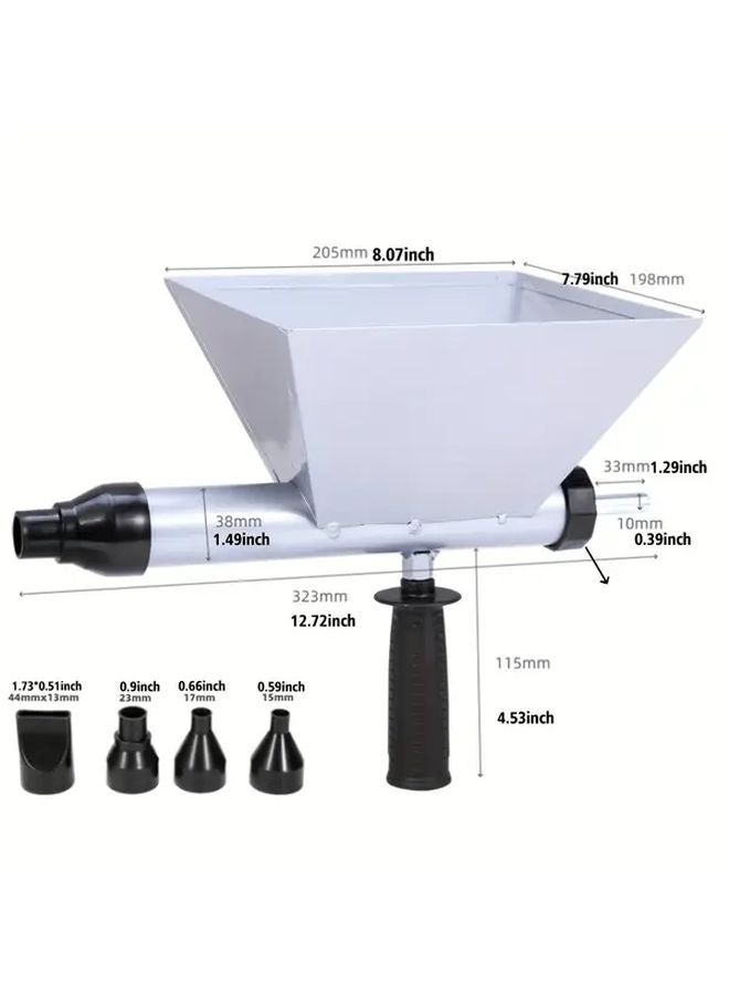 Metal Manual Caulking Gun For Doors Windows Walls Bricks Floors - Image 4