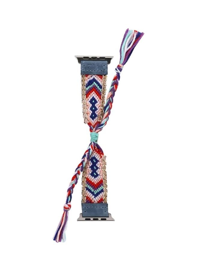 Voberry Replacement Band For Apple Watch Series 1/2/3 42mm Blue/Red/Pink - Image 1