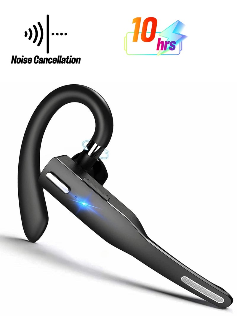 Y&D Bluetooth Headset Handsfree Wireless Earpiece for Mobile Phone V5.1 with Microphone Noise Cancelling 10H Talking Time Headphone Earphone Business Driving - Image 1