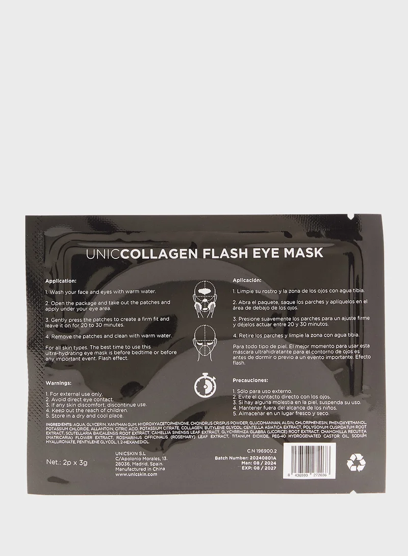 unicskin UNICCOLLAGEN EYE FLASH MASK 10X2 PATCHS