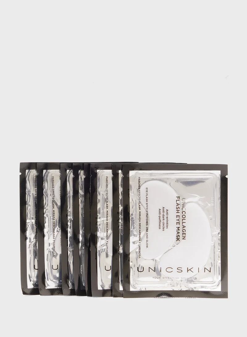 يونيك سكين UNICCOLLAGEN EYE FLASH MASK 10X2 PATCHS