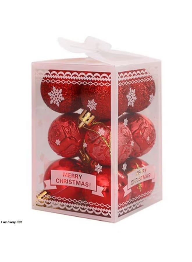 Green Tiger Hanging Balls Set of 6 - Red Decorative Ornaments