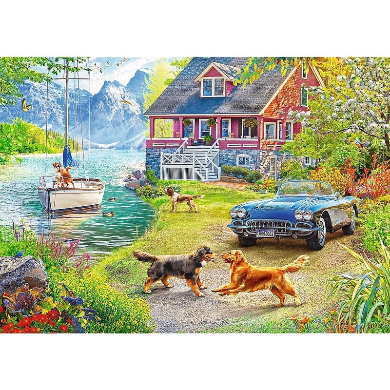 Trefl - Summer Relaxation Puzzle (2x500) Pieces - 37497 - Image 2