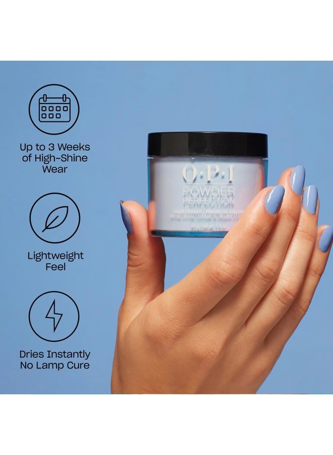 OPI Powder Perfection Alpine Snow | Opaque Soft White Crème Nail Dipping Powder | Acrylic Alternative - Image 2