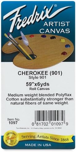 FREDRIX Polyflax Canvas White - Image 2