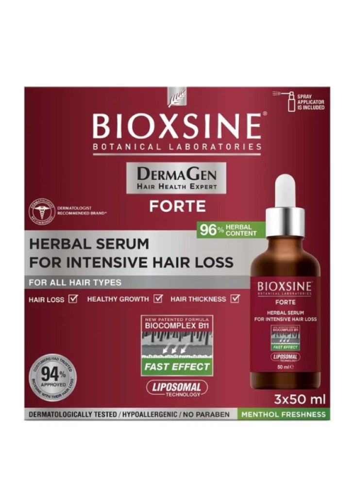 BIOXCIN - Bioxcin Herbal Serum for Hair Loss 3x50 ml - Image 1