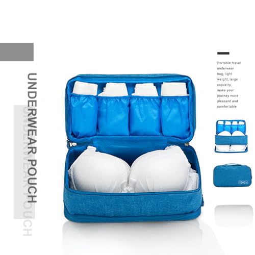 MOSSTYUS Travel Multi-function Underwear Organize Storage Bag Portable Bra Socks Lingerie Accessories Pack Cube Toiletry Bag - Image 3