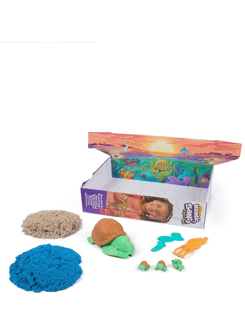 Kinetic Sand, Project Planet Turtle Beach with 396g Play Sand, Tools & Moulds, Sustainably Minded Materials, Sensory Toys for Kids Aged 3+ - pzsku/Z607B2FD59B6C0B63B428Z/45/_/1734786757/33fa96ce-44e0-4c83-b932-04a414149310