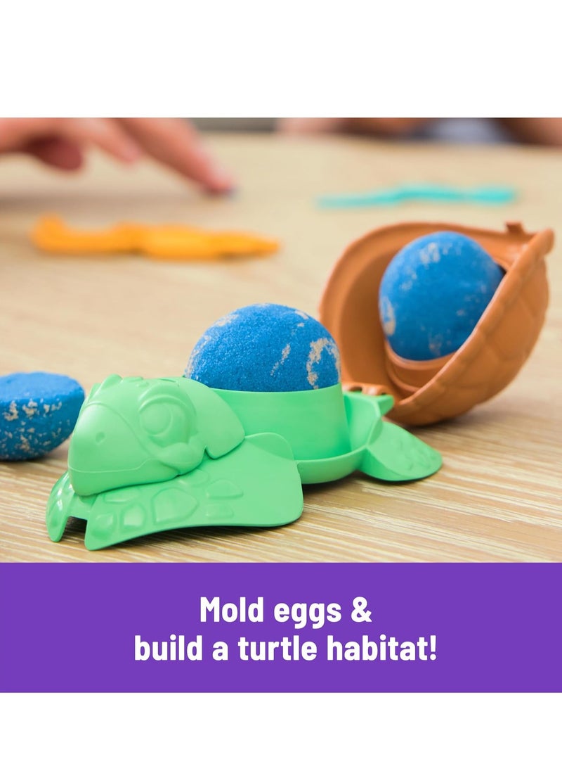 Kinetic Sand, Project Planet Turtle Beach with 396g Play Sand, Tools & Moulds, Sustainably Minded Materials, Sensory Toys for Kids Aged 3+ - pzsku/Z607B2FD59B6C0B63B428Z/45/_/1734786760/3ead5c11-2303-4170-8c73-fc4d8bcb431f