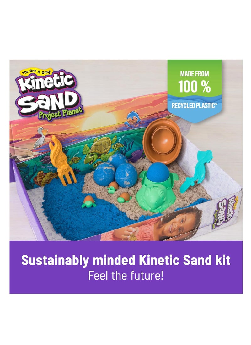 Kinetic Sand, Project Planet Turtle Beach with 396g Play Sand, Tools & Moulds, Sustainably Minded Materials, Sensory Toys for Kids Aged 3+ - pzsku/Z607B2FD59B6C0B63B428Z/45/_/1734786767/1f4623a2-1633-45d4-bec2-d1f7910cdeb3