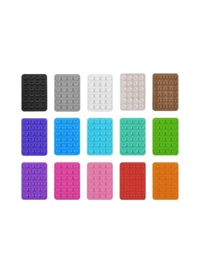 Reebux Suction Phone Case Mount, Silicone Phone Suction Grip Compatible with iPhone and Android Cases, Anti-Slip Hands-Free Mobile Accessory Holder, Sticky Phone Grip for Tiktok Videos and Selfies - Image 5