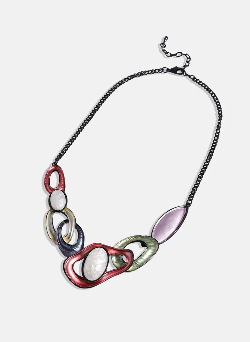 SOHI  Abstract Stone Artificial Jewellery Set for Women | Best Price UAE