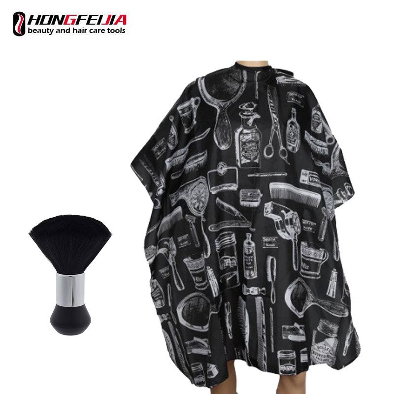 Hairdressing Supplies Barber Scarf Barber Shop Hair Dyeing Shawl Hair Cutting Tools Hair Brush Suit - Image 1