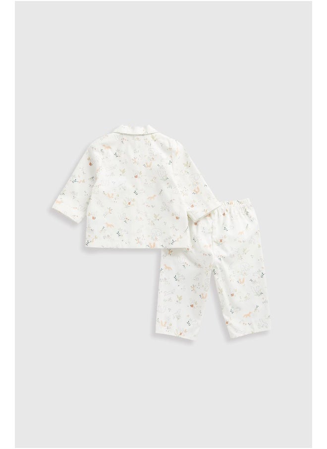 mothercare - My First Woven Baby Pyjamas - Image 1