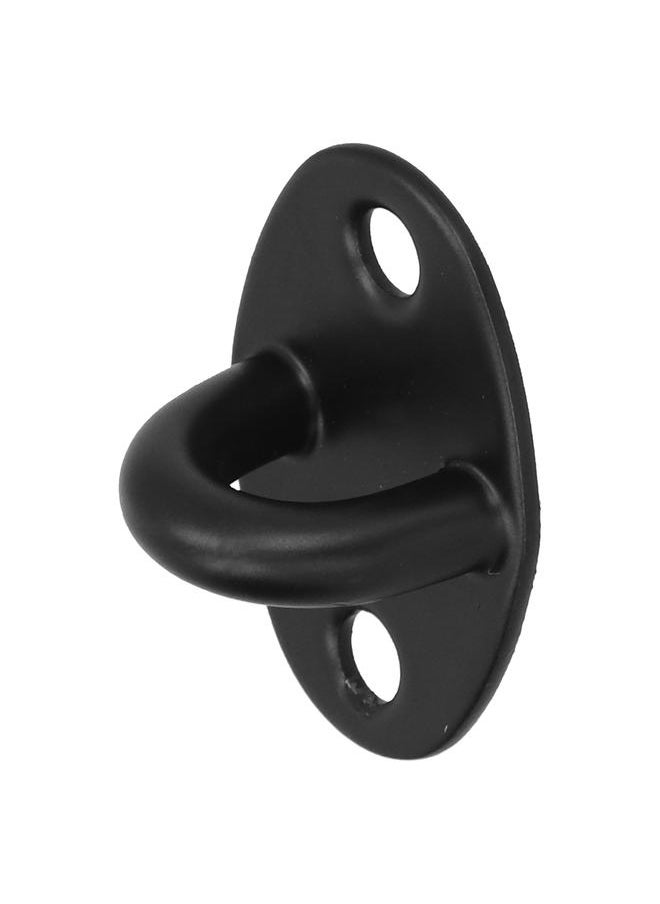 Thoraya 10 Pcs Eye Plate U Hook Stainless Steel Heavy Duty Ceiling Hooks for Hanging Swings Chairs Hammocks Black  - Image 2