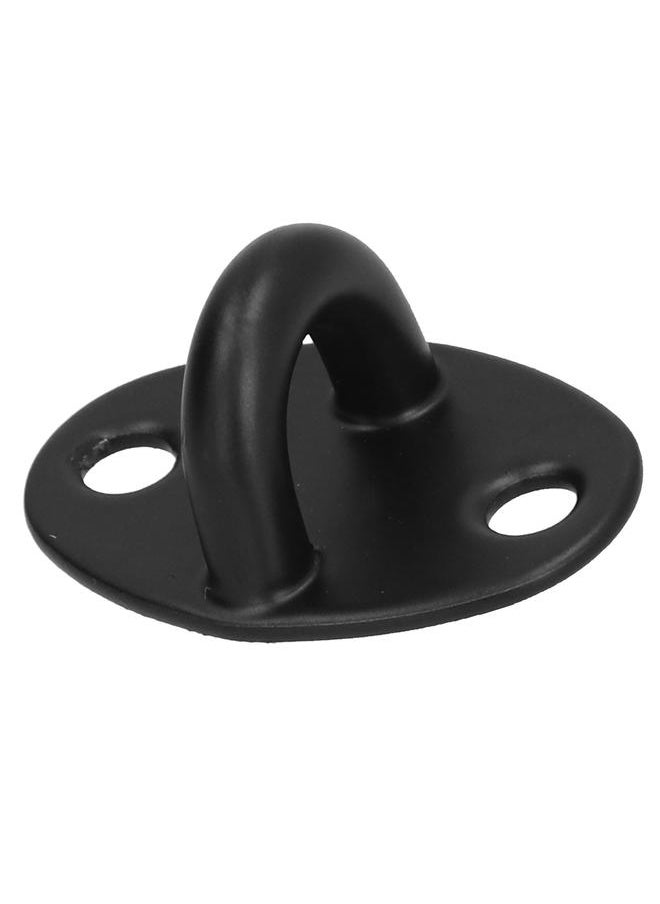 Thoraya 10 Pcs Eye Plate U Hook Stainless Steel Heavy Duty Ceiling Hooks for Hanging Swings Chairs Hammocks Black  - Image 3