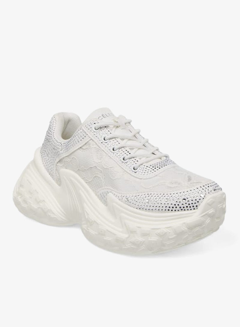 سيليست سنيكرز نسائي مزين برباط - Image 3