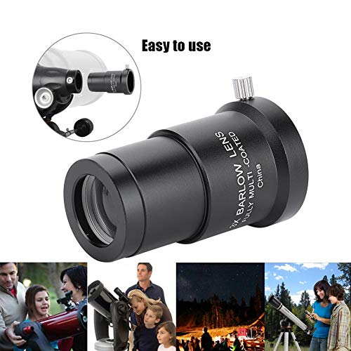 Serounder 1.25-inch 3X Lens Optical Glass Multi Coated Wide View Telescope Monocular Eyepiece Lens for Standard Telescope Astronomy Eyepiece - Image 2