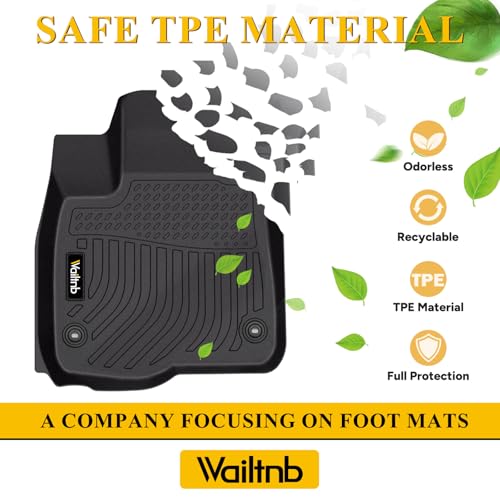 Wailtnb-All Weather Floor Mats & Cargo Liner for 2007-2014 Chevrolet Tahoe/GMC Yukon(Not for XL) Custom Fit Chevrolet Tahoe Waterproof Durable Easy to Clean Accessories for Tahoe - Image 4