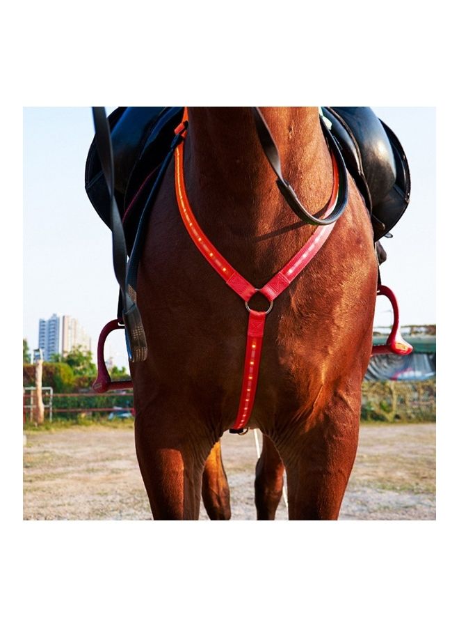 NIBEMINENT High Visibility LED Horse Breastplate Collar - Image 1
