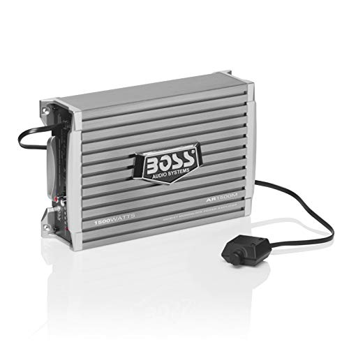 BOSS Audio Systems AR1500M Car Amplifier - 1500 Watts Max Power, 2 4 Ohm Stable, Class AB, Monoblock, Mosfet Power Supply, Remote Subwoofer Control - Image 1