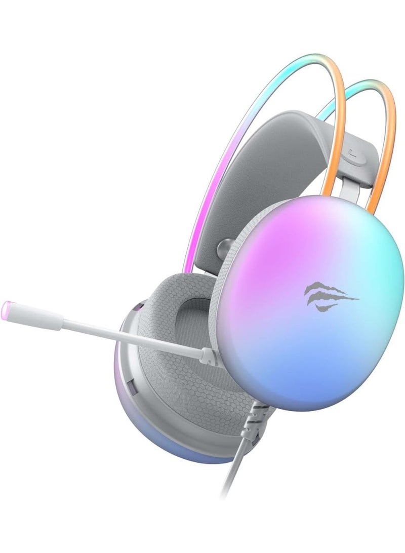 هافيت Havit Gamenote H2037D RGB Gaming Gaming Headset with Microphone 3.5mm Jack - Image 1