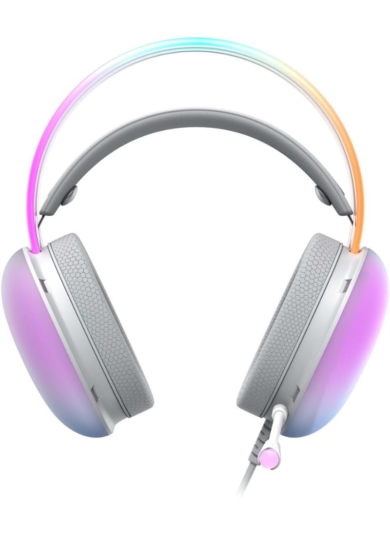 هافيت Havit Gamenote H2037D RGB Gaming Gaming Headset with Microphone 3.5mm Jack - Image 3