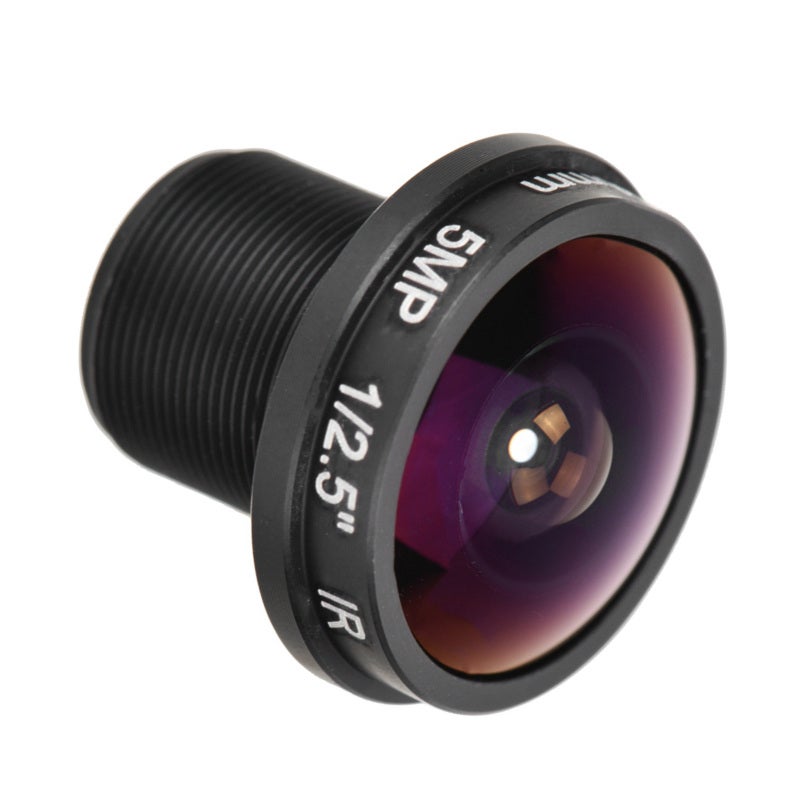 CCTV Lens: 180° Wide Angle HD Lens - M12x0.5 Thread Metal Lens for 1/3Inch & 1/4Inch CCD CCTV Cameras - Image 2