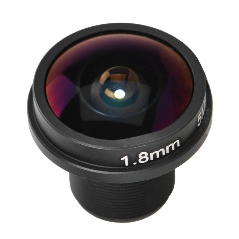 CCTV Lens: 180° Wide Angle HD Lens - M12x0.5 Thread Metal Lens for 1/3Inch & 1/4Inch CCD CCTV Cameras - Image 3