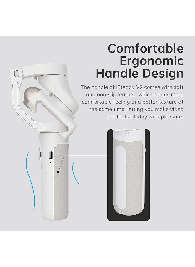 3-Axis AI Smart Tracking Palm Gimbal Handheld Smartphone Stabilizer Gesture Control