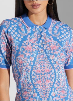Label RITU KUMAR Printed Polo Neck Dress  - Image 3