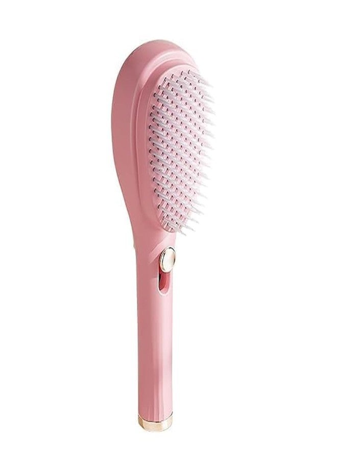 COMBELLE Self-Cleaning Anti-Static Hair Brush Comb for Men & Women | Detangling Massage Comb with Retractable Bristles | Suitable for All Hair Types - Image 1