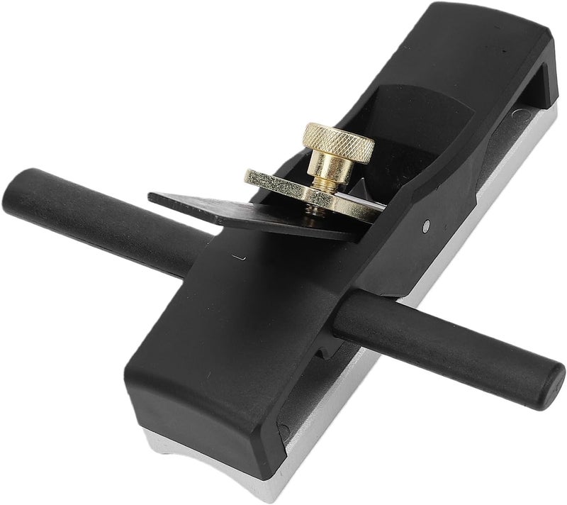 Naroote Wood Planer, Adjustable Hand Planer with 2 Inch No 65 Mn Steel, Lightweight Nylon Body Aluminum Alloy Bottom for Round Wooden Rods - Image 2