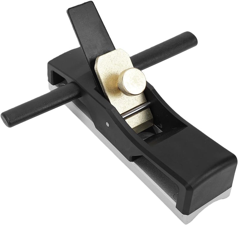 Naroote Wood Planer, Adjustable Hand Planer with 2 Inch No 65 Mn Steel, Lightweight Nylon Body Aluminum Alloy Bottom for Round Wooden Rods - Image 4