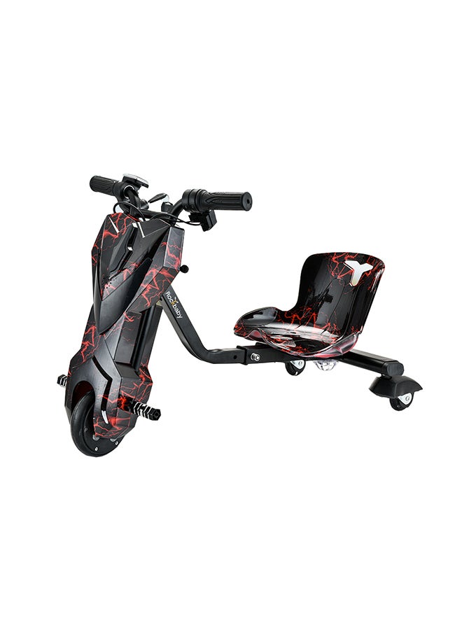 Rockbaby Mini 36V High-Power 360°Children/Adult Electric Drifting Scooter-Adjustable With Bluetooth And Protective Gear 57x44x21cm Black - Image 1