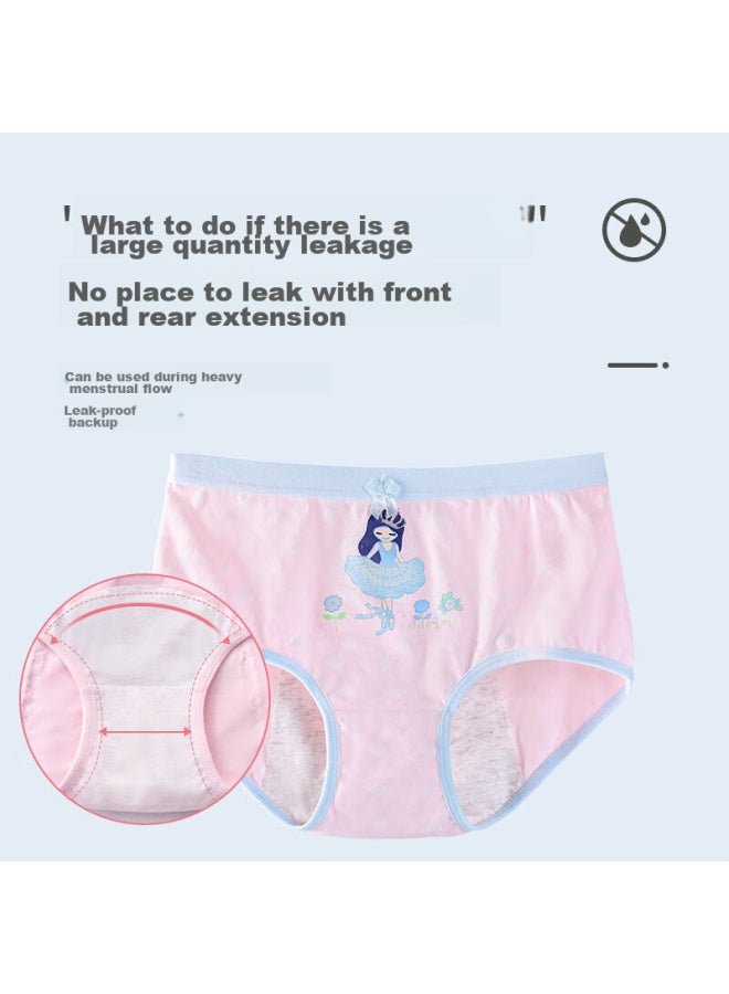 AURORA Ailier & Oulula 2 Girls' Menstrual Underwear, Leak-proof, For Teenage Girls, Menstrual Pads, For Older Girls, Students, Little Girls, Xxl  - Image 4