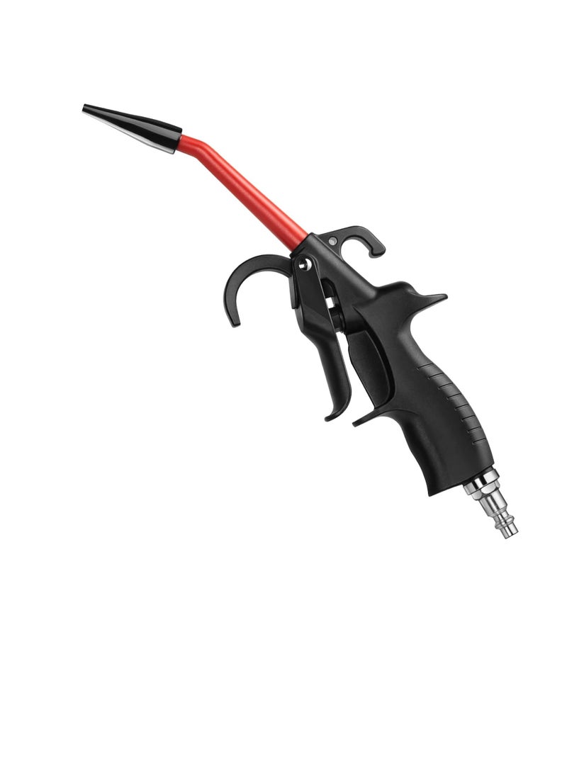 Excefore Air Blow tool 290 Max PSI Air Blower for Compressor, 1/4" Air Inlet Air Nozzle Blow tool Air Flow Trigger, with Rubber Tip Adapt to Air Compressors for Car Clean Care Detail Dust Removal - Image 1
